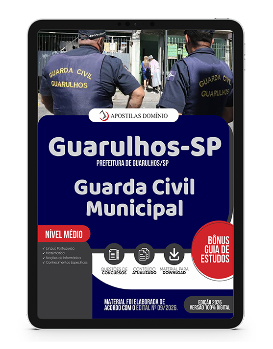 Apostila Prefeitura de Guarulhos/SP 2026 - Guarda Civil Municipal